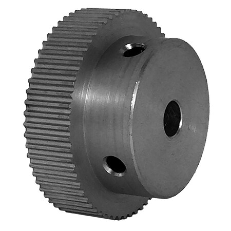 B&B Manufacturing 62-2P06-6A3, Timing Pulley, Aluminum, Clear Anodized, 62-2P06-6A3